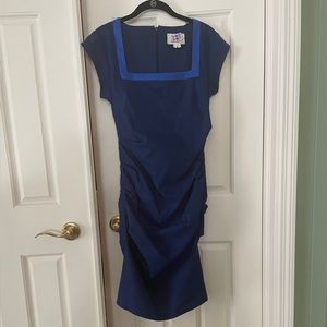 Vibrant Blue Nicole Miller Dress